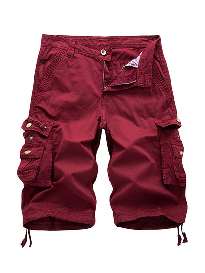 Big Pockets Twill Bermuda Cargo Shorts