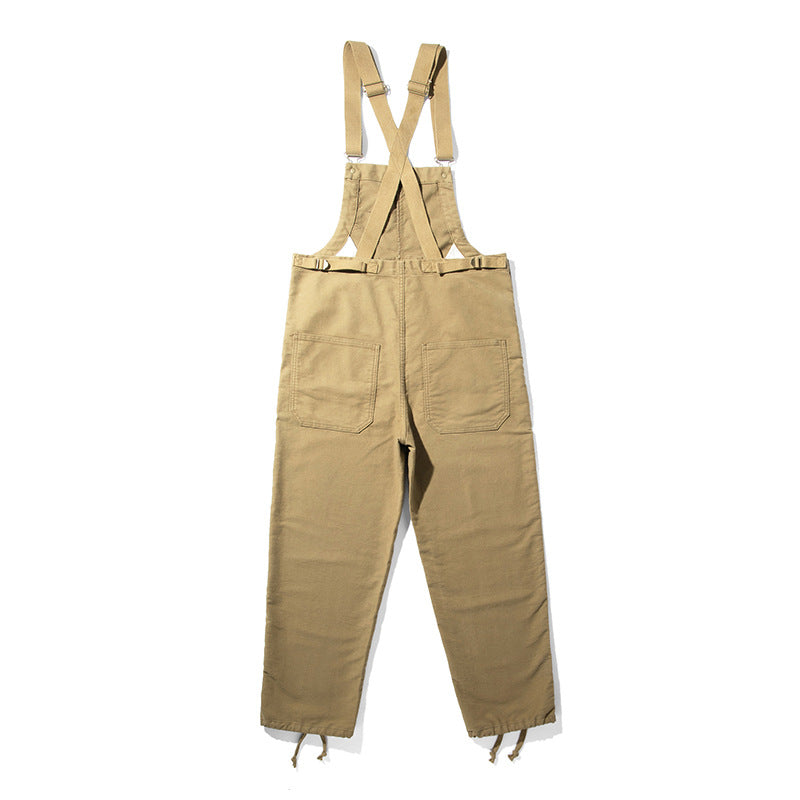 Unisex-Moleskin-Overall mit Kordelzug