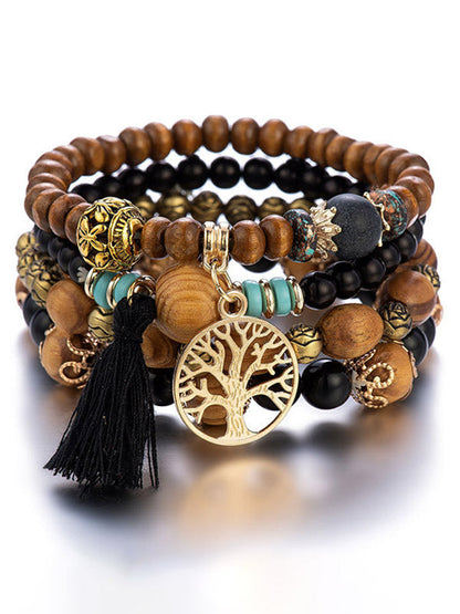 Baum des Lebens-Perlen-Armband-Set